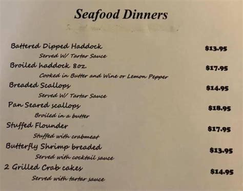 jamison hotel menu